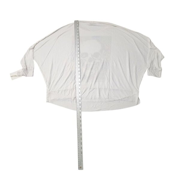 Lauren Moshi Dolman Sleeve Skull Oversize Shirt XS/S - Picture 3 of 6